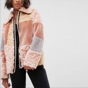 ASOS faux fur jacket